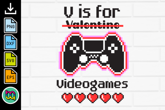 Download V is for Videogames SVG PNG DIY CRAFTING - Diy crafting Collection