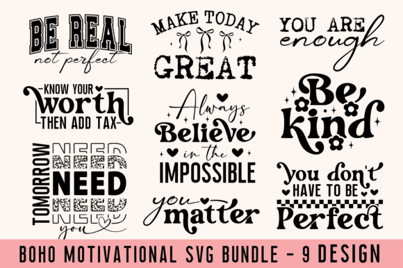 Download Boho Motivational Quotes Svg Bundle PNG - Boho motivational quotes svg bundle png Collection