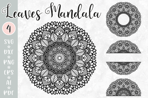 Download Leafy Mandala Intricate SVG Design - Intricate svg design Collection