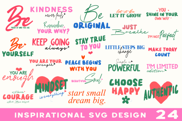 Download Inspirational SVG Design Bundle - Premium Resources