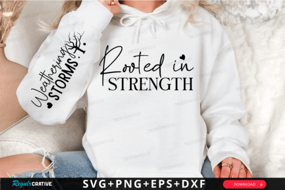 Download Rooted in Strength Sleeve Svg Design - Premium Resources