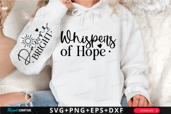 Download Whispers of Hope Svg Design,Christian - Premium Bundle